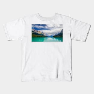 Peaceful Maligne Lake Kids T-Shirt